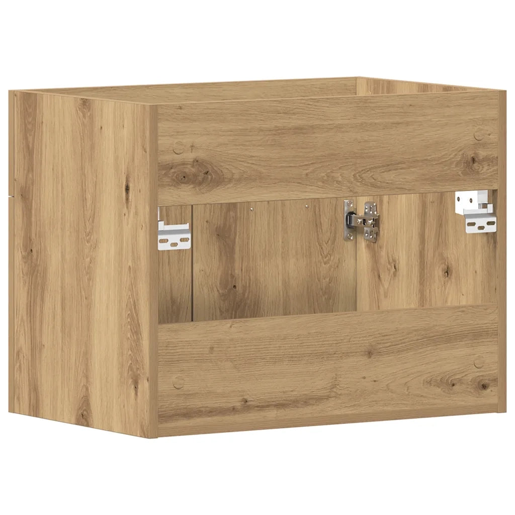 vidaXL Mobile Lavabo Bagno Rovere Artigianale 60x38,5x46 cm Truciolato