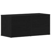 Mobile TV | Armadietto TV | Mobile Porta TV Rovere Nero 80 x 34 x 36 cm Legno multistrato