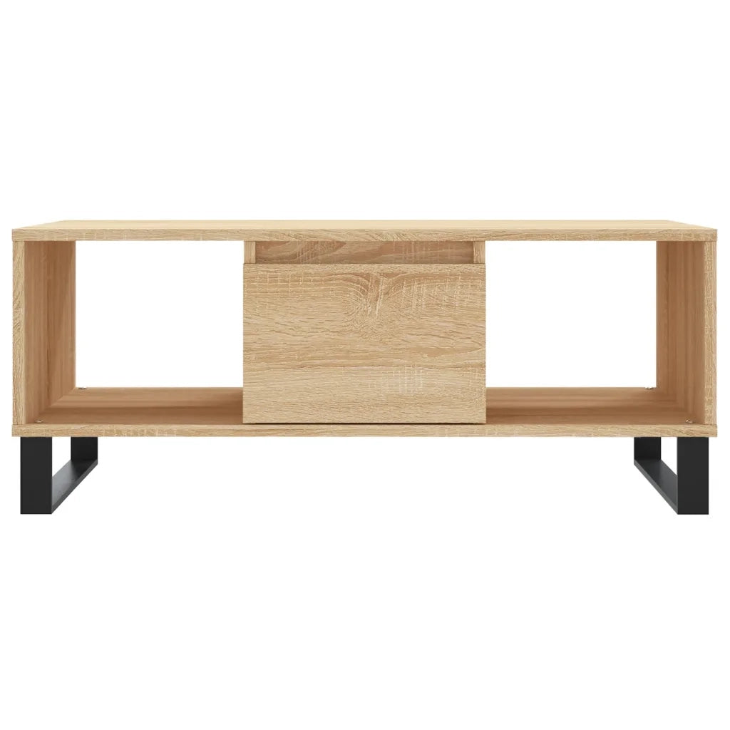 Tavolino Salotto Rovere Sonoma 90x50x36,5 cm Legno Multistrato 830599