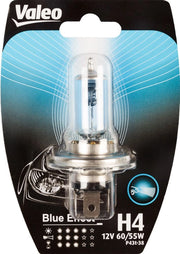 H4 lampada singola auto 12V 60/55W Blue effect attacco P43t-38