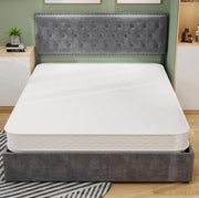 Materasso con molle insacchettate e memory foam; tessuto tecnico 3D; bianco