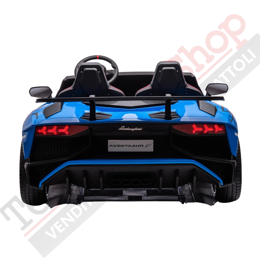 Tecnobike Shop - Auto Elettrica per Bambini Lamborghini SVJ 24V - 2 Posti Big-Blu