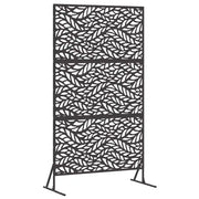 Schermo per Privacy Nero 100 x 50 x 180 cm Acciaio CFW6670731