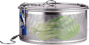 Mandolina per spezie in acciaio inox - contenitore per il sale con filtro per sale.