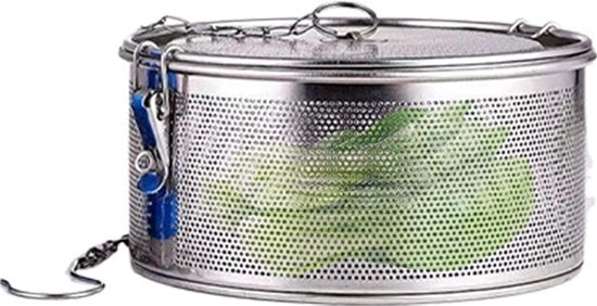 Mandolina per spezie in acciaio inox - contenitore per il sale con filtro per sale.