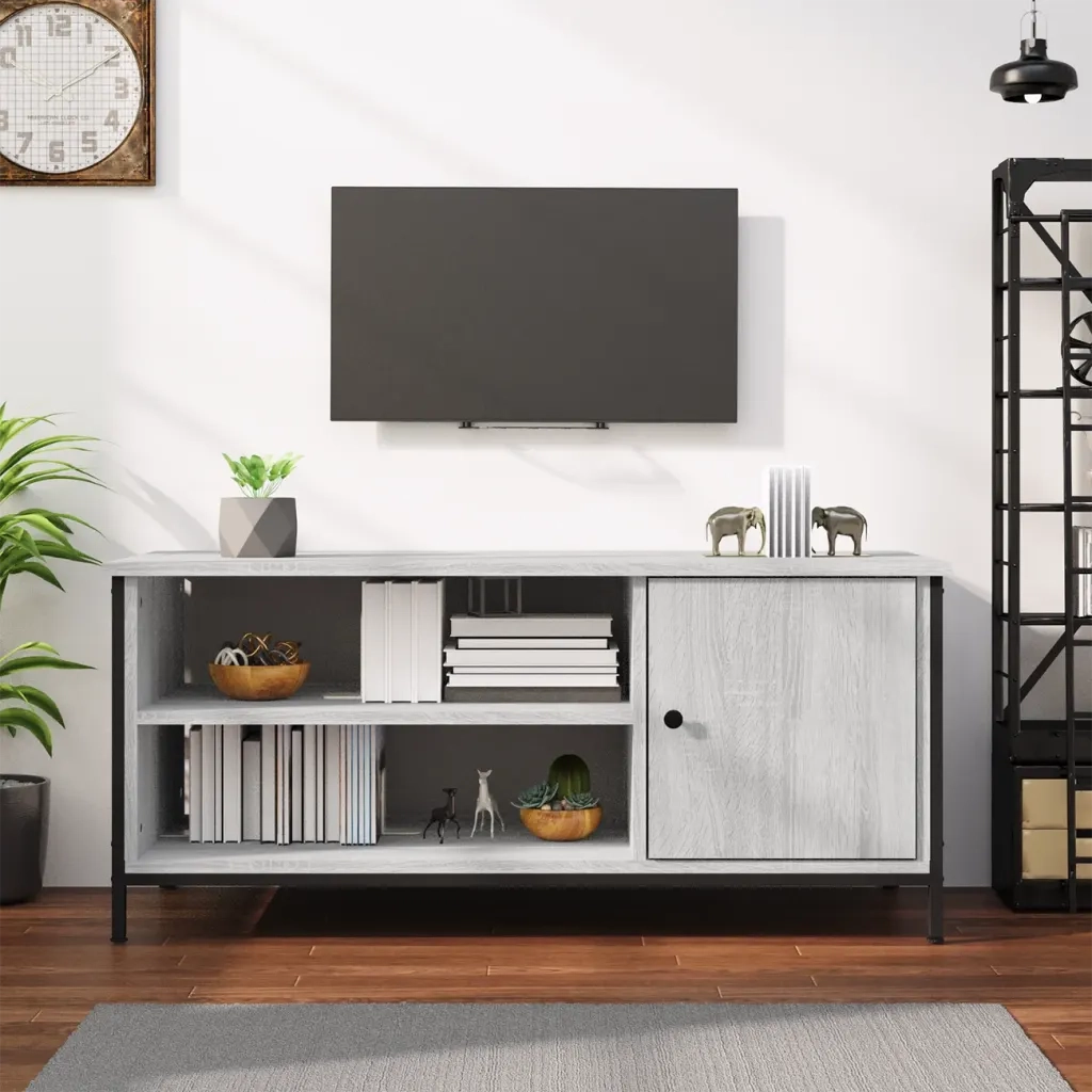 Mobile TV | Armadietto TV | Mobile Porta TV Grigio Sonoma 100x40x45 cm in Legno Multistrato