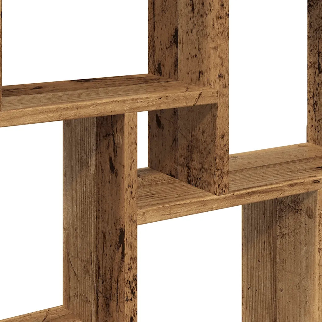 Mensola a Muro a Cubo Antico 90x15x119,5 cm Legno Multistrato 856596