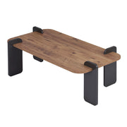 Tavolino in legno "Renard" - 120 x 60 x 35 cm - Marrone chiaro