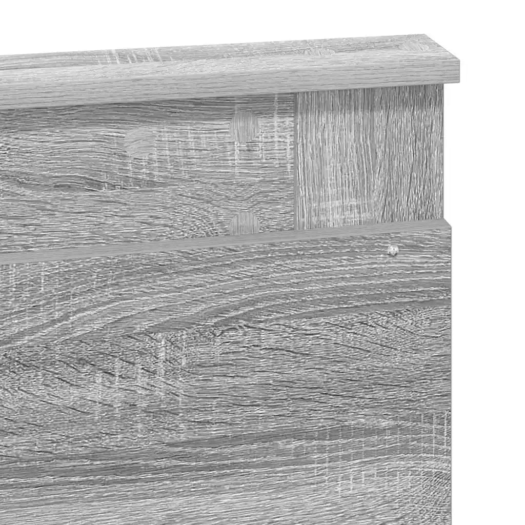Testiera-Testata-Testiera Decorativa Grigio Sonoma 120 cm Legno multistrato 937111