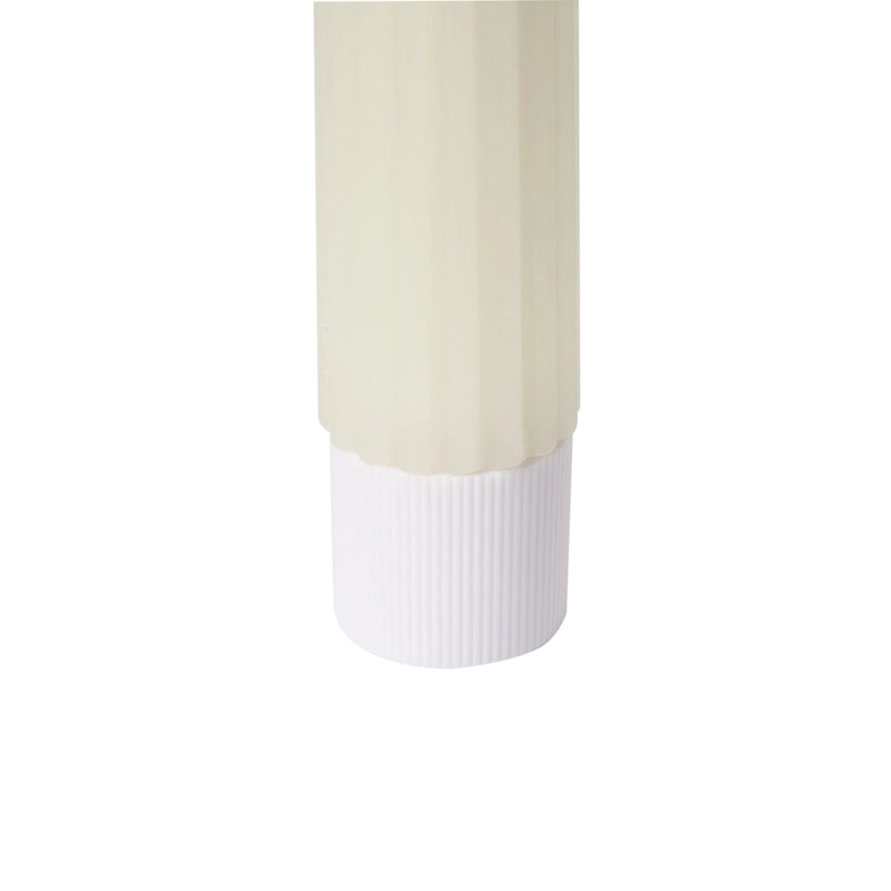 Set di 6 decorazioni natalizie LED per interni Accessorio candela in paraffina Bianco sporco decorazione per la casa