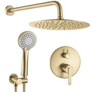 Set Doccia Da Incasso Rea Ontario Brush Gold + Box