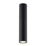 Spot soffitto nero 30cm tondo 1xGU10 8W TECNO Emibig