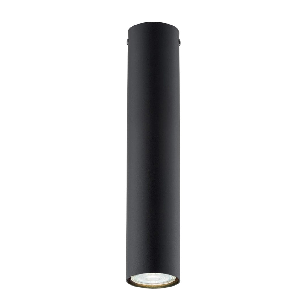 Spot soffitto nero 30cm tondo 1xGU10 8W TECNO Emibig