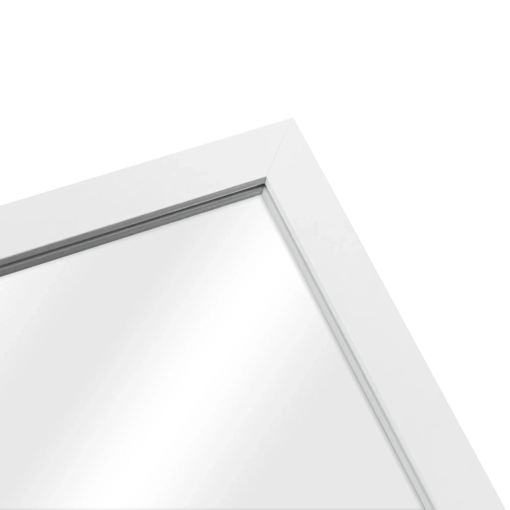 Specchio a figura intera inclinabile 150 x 35 cm bianco 03_0007973