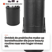 Organizzatore per pennelli per trucco - Grande capacità - Otre per pennelli per trucco rotondi - Portatile e comodo - Per pennelli per trucco