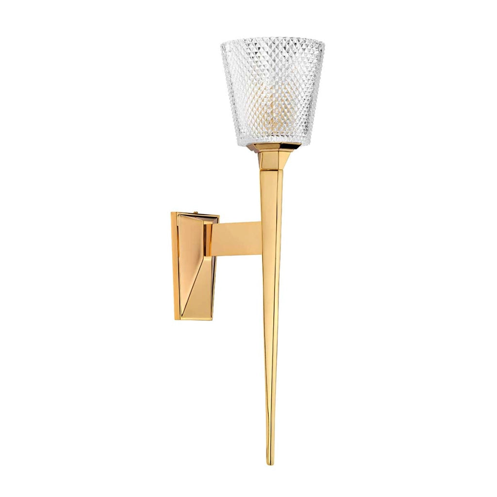 Applique lineare Verity oro lucido G9 3W IP44 Elstead