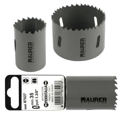 FRESA A TAZZA BIMETALLICA PER METALLI LEGNO PVC ALLUMINIO PLUS DIVERSE MISURE