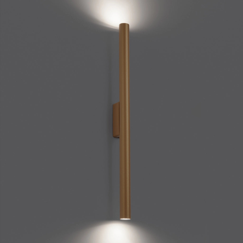 Applique cilindrica oro VELINO 2 Pure Lume 2xG9 8W in metallo