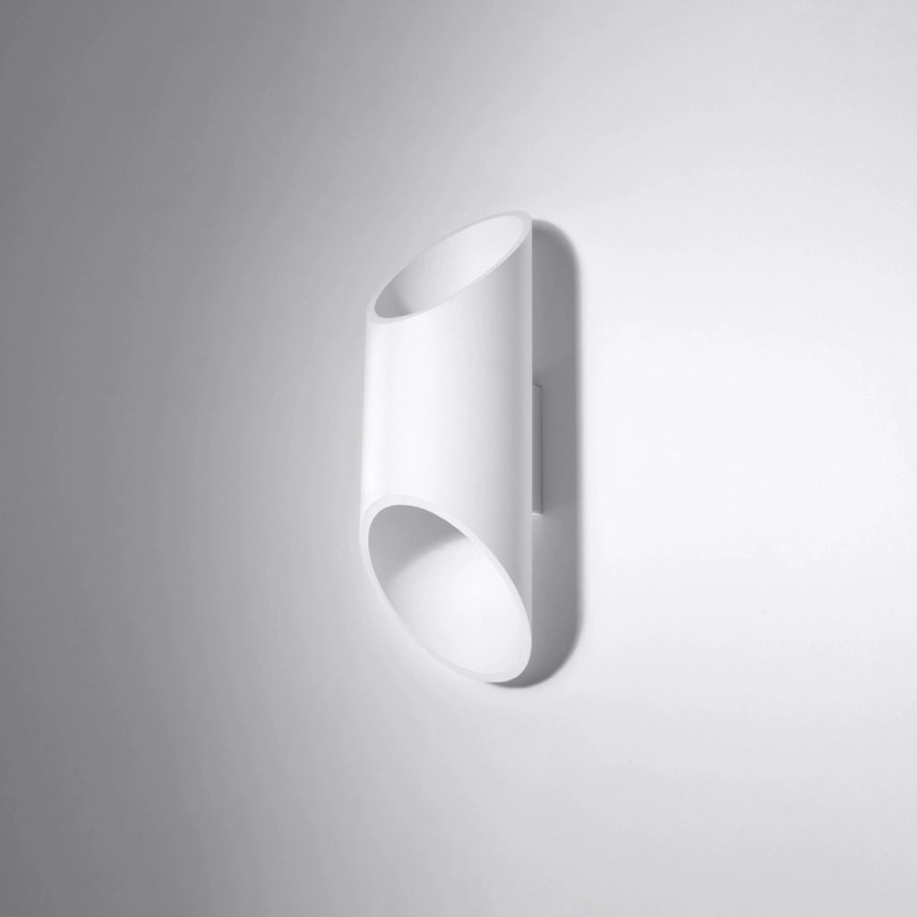 Applique Pure Lume STILLO 30 bianca alluminio G9 interno