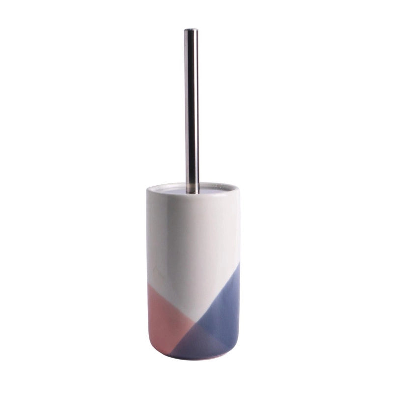 Porta Scopino Wc Joker In Ceramica Amica Rosa/blue