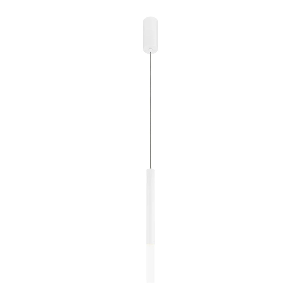Maytoni Lampadario moderno Pro Shade 1 luce LED integrato bianco alluminio