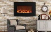 Illuminazione elettrica a parete con fiamme a LED e riscaldamento - Comando a distanza, 2000W, Montaggio a parete