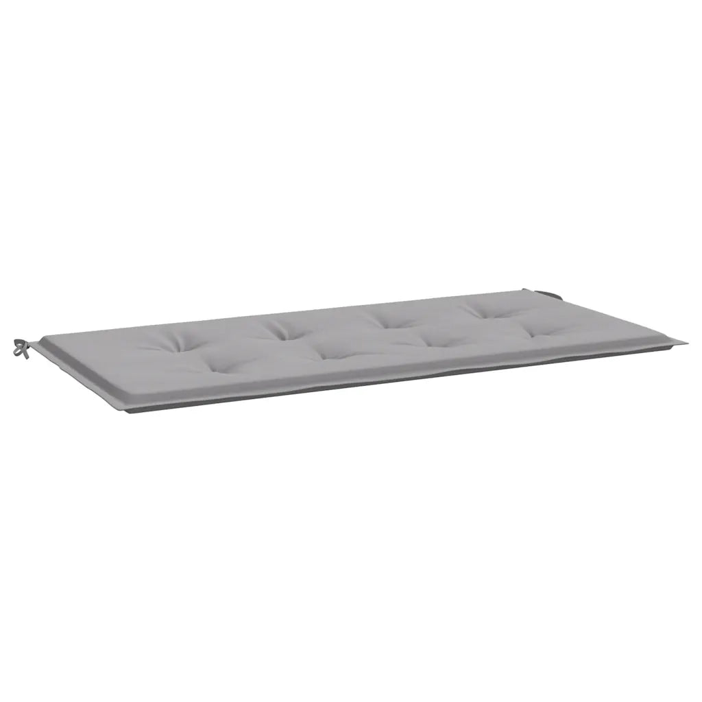Cuscino per Panca Grigio 100x50x4 cm in Tessuto Oxford 43193