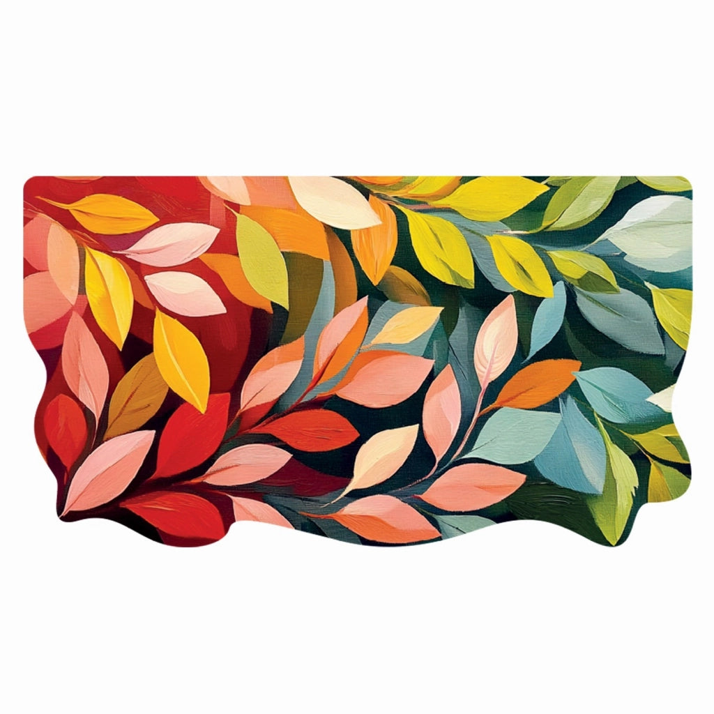 Tappeto Casa Cucina Pvc Stampa Digitale HD Colori Accesi Moderno Lavabile Antimacchia 50x90 cm
