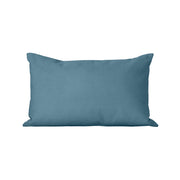 Cuscino rettangolare 30x50cm in velluto a coste blu Dune