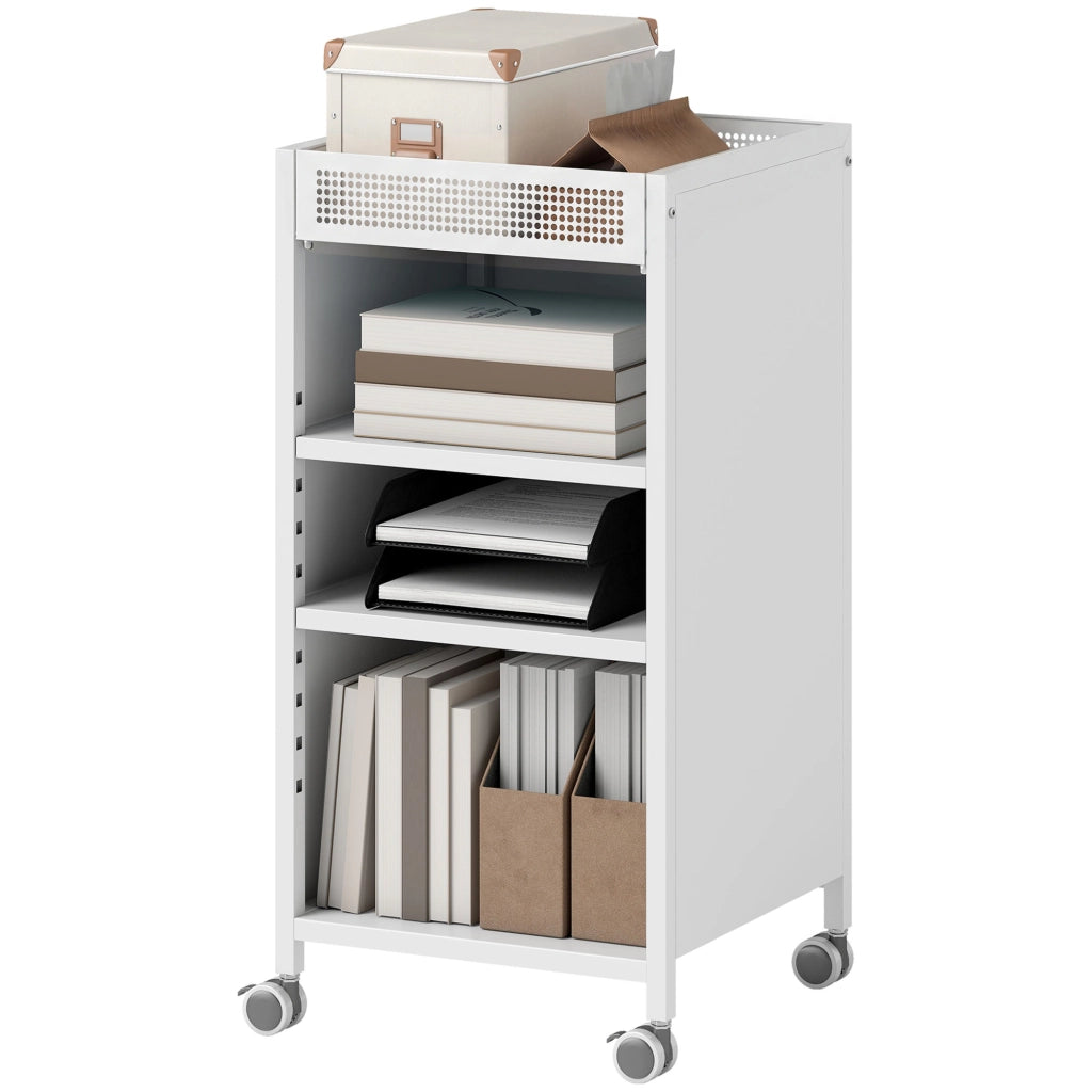 Libreria mobile con ripiani regolabili ¨C zephmum ¨C Bianco