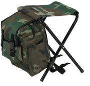 Sedia di Comfort con Sedile Comodo - Cassetto Ripiegabile - Borsa di Riposo - Portatile - Tubi in Acciaio - Tessuto Oxford - Sedia Ripiegabile