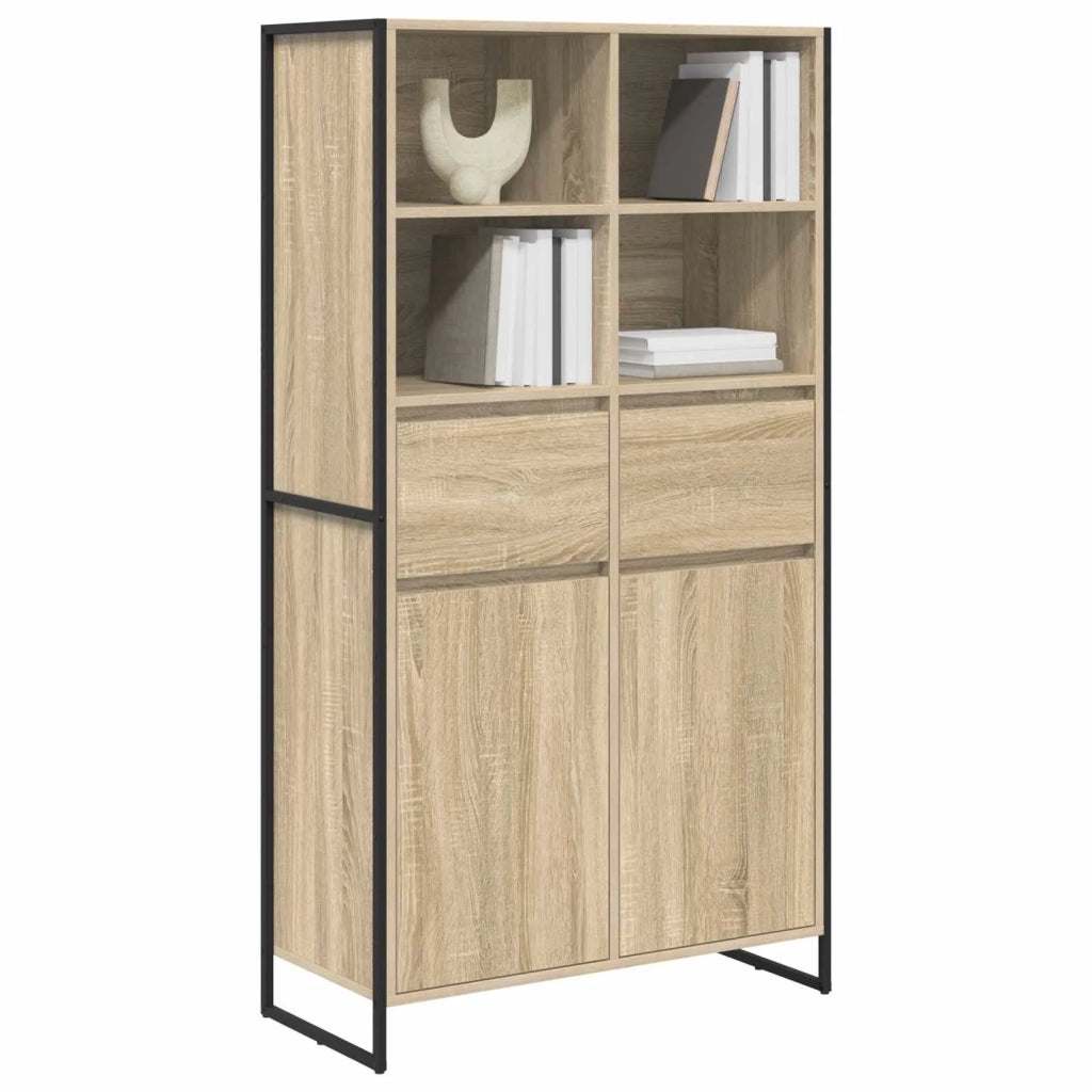 Credenza 2 pz | Madia | Buffet da pranzo | Armadio da pranzo Sonoma 81 x 36 x 150.5 cm Legno multistrato