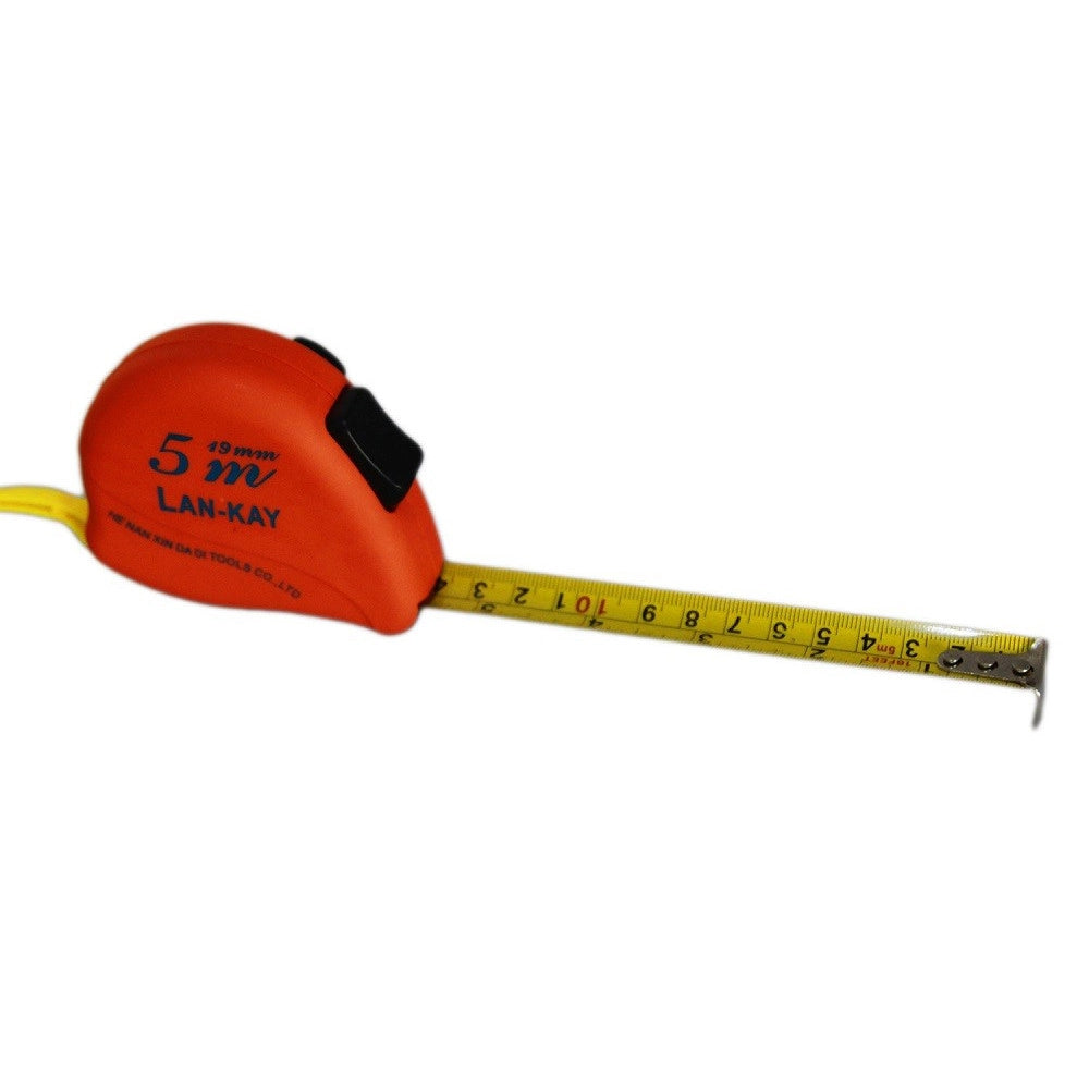 Trade Shop - Metro In Acciaio Flessometro 3 5 10 Metri Mt Flessibile Blocco Retrattile Gancio -