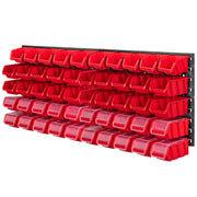 Pannello portautensili KADAX da parete per officina, 116x39 cm, 50 scomparti, garage/officina.