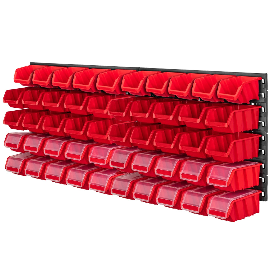 Pannello portautensili KADAX da parete per officina, 116x39 cm, 50 scomparti, garage/officina.