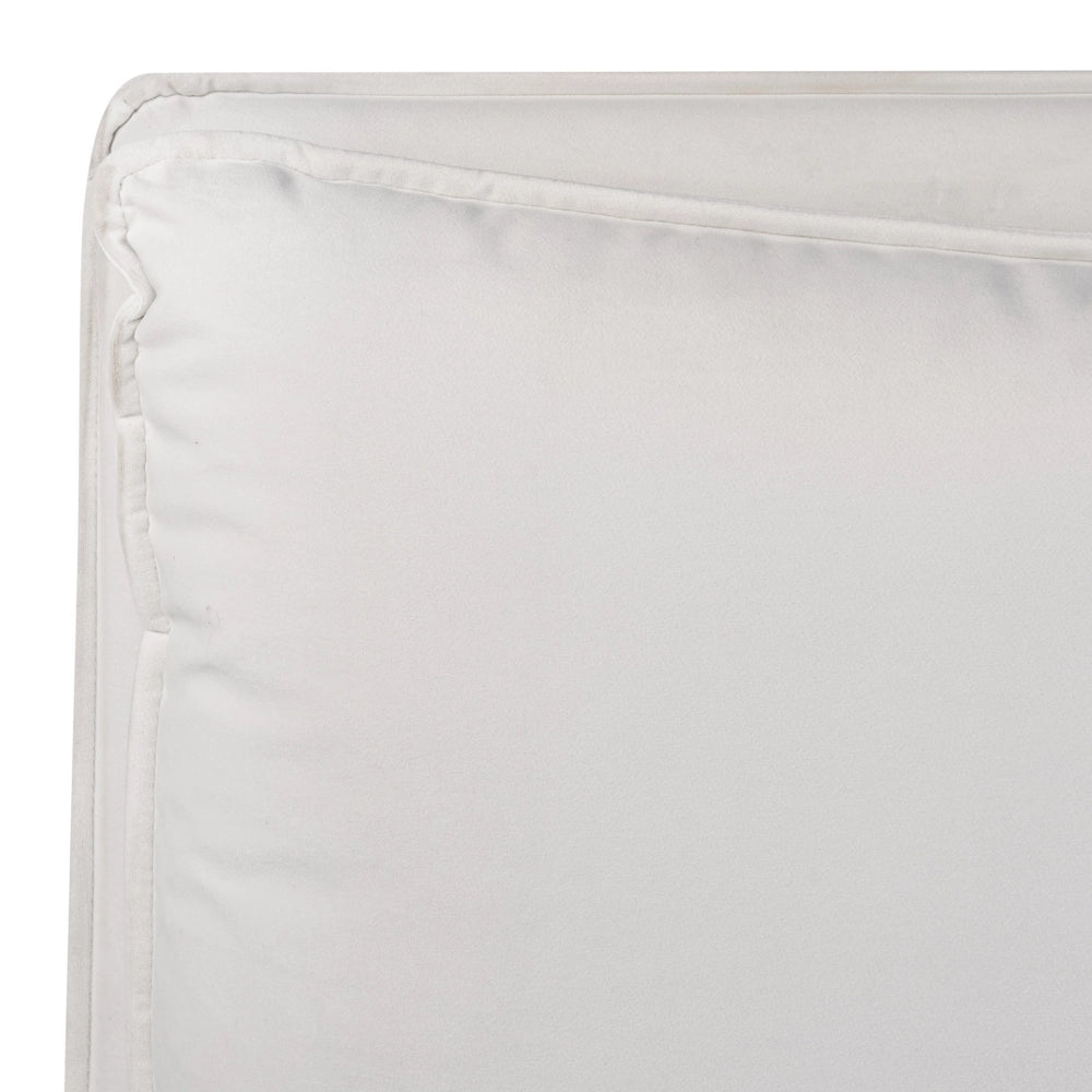Letto matrimoniale colore bianco crema con vano contenitore 180 x 200 cm camera da letto moderna