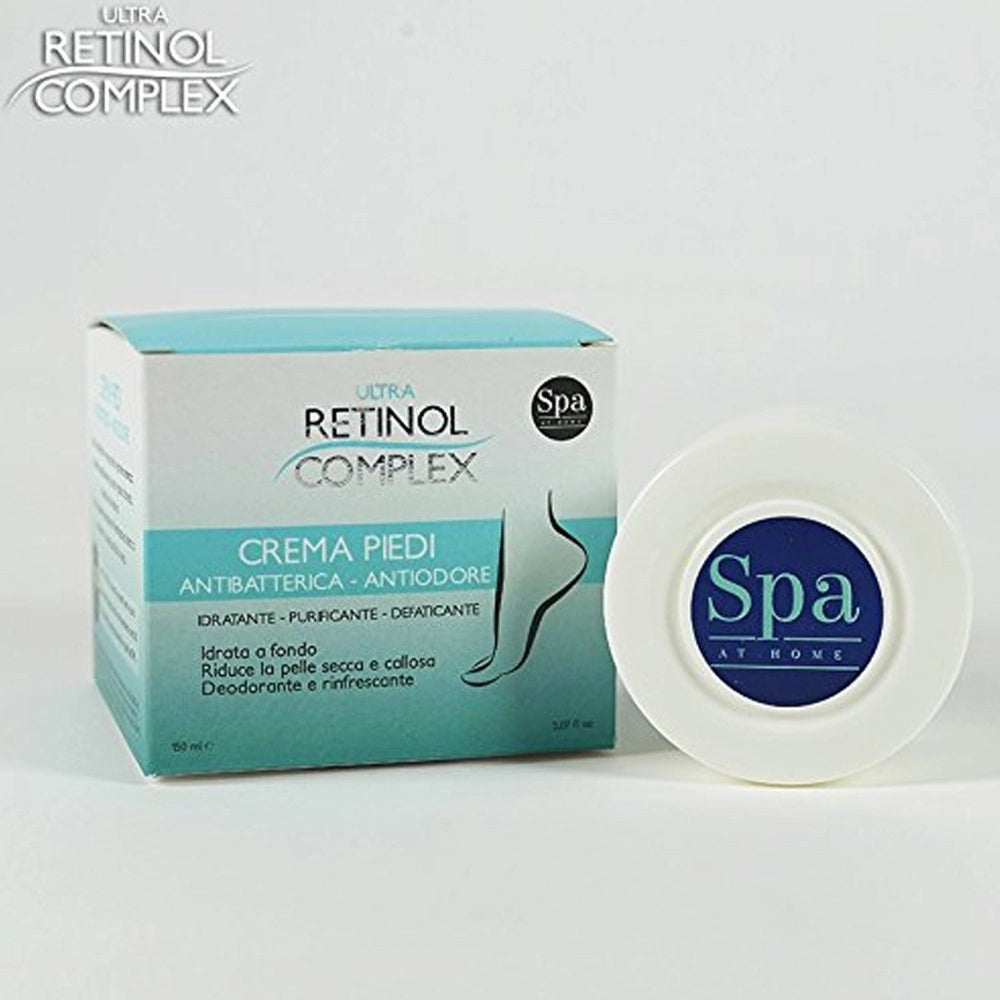 Trade Shop - Crema Piedi Antibatterica Anti Odore Batterica Idratante Per Pelle Secca Callosa -