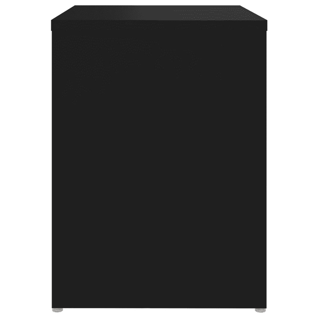 Comodini 2 pz Neri 40x30x40 cm in Legno Multistrato 806331