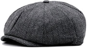 Cappello in lana soffice a otto facce per l'autunno e l'inverno, cappello a larga visiera per adulti in grandi dimensioni, cappello da pittore per uomo e donna per l'esterno