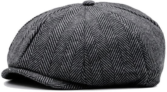 Cappello in lana soffice a otto facce per l'autunno e l'inverno, cappello a larga visiera per adulti in grandi dimensioni, cappello da pittore per uomo e donna per l'esterno