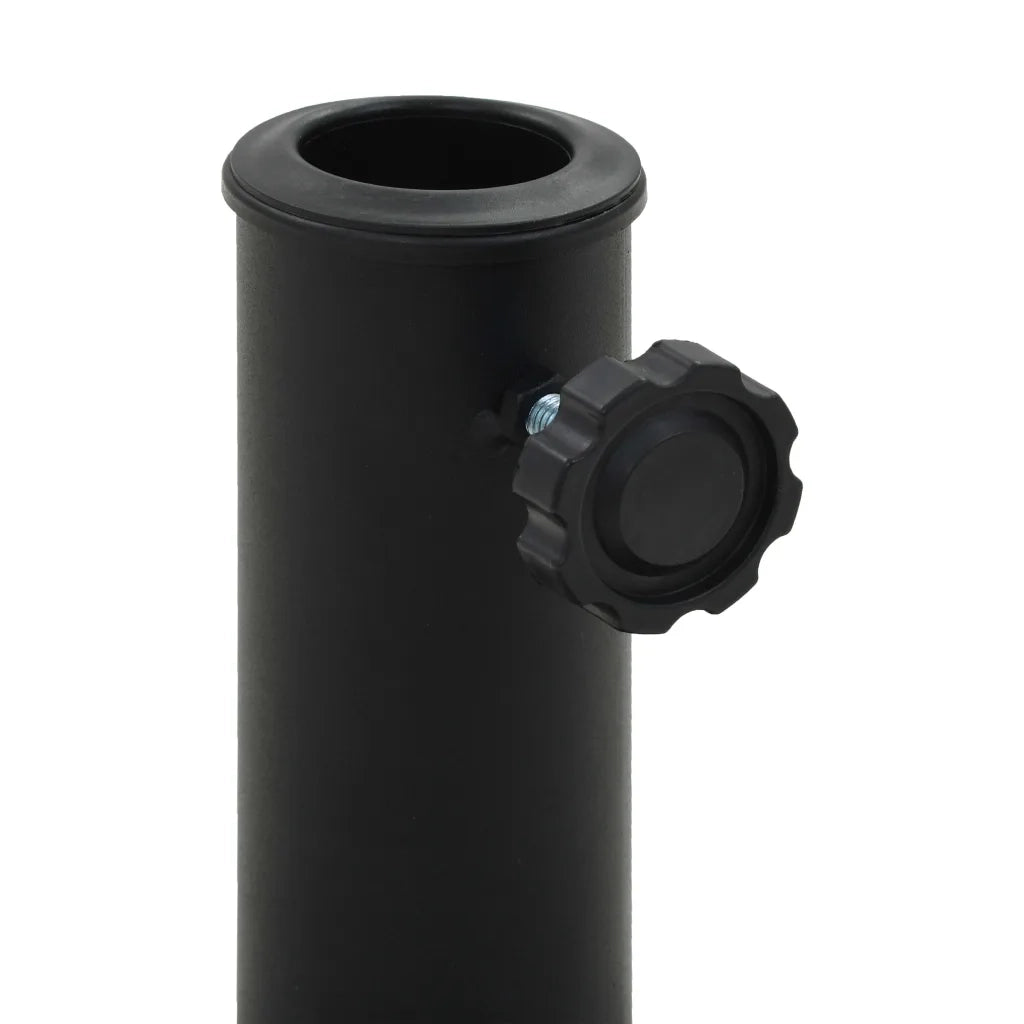 Base per Parasole Semicircolare in Poliresina 15 kg Nero CFW9735759
