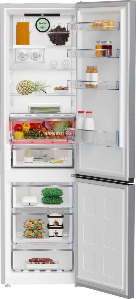 Beko B5RCNE405LXP Beyond Frigorifero Combinato 355 L 203.5 cm Classe D 35 dB Total No Frost Inverter colore Inox