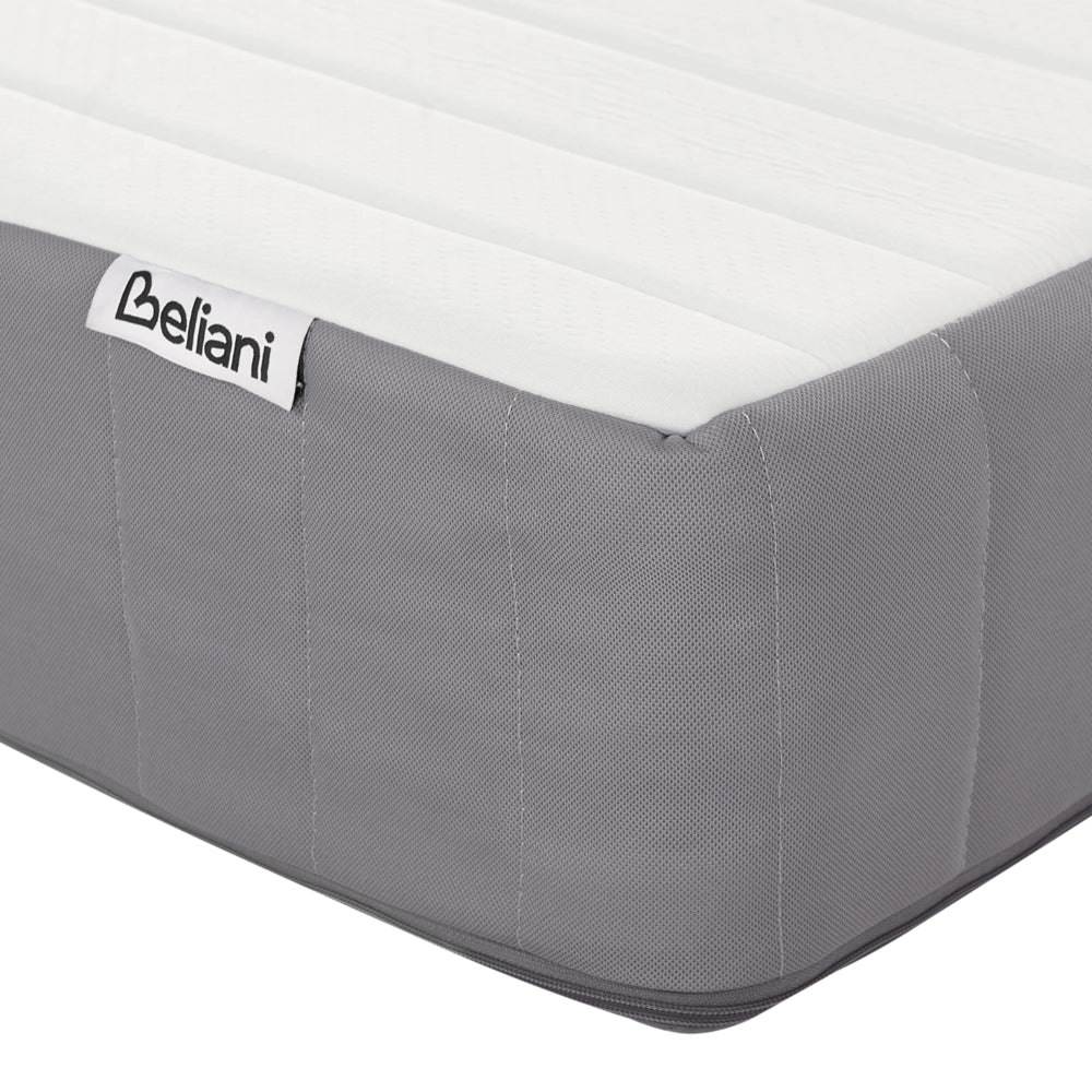 Materasso in memory foam con Molle Insacchettate a media rigidità 90 x 200 cm sfoderabile trapuntato