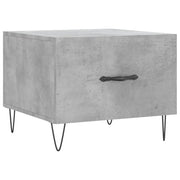 Tavolino salotto | Tavolino da caff¨¨ | Tavolino da Soggiorno Grigio Cemento 50x50x40 cm Legno Multistrato