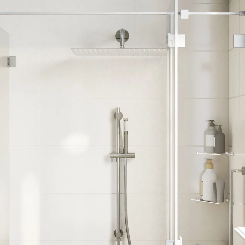 Testa Doccia a Pioggia in Acciaio Inox 304 50x50 cm Quadrata CFW4193473