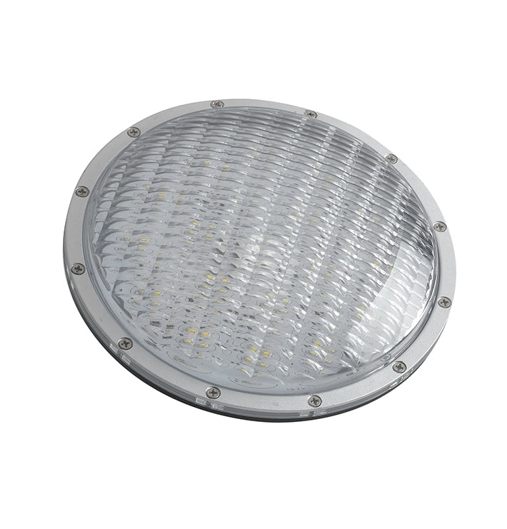 LAMPADA LED  PAR56 DC24V TRASPARENTE 21W RGB DIMMERABILE IP68 17,8X10,2CM