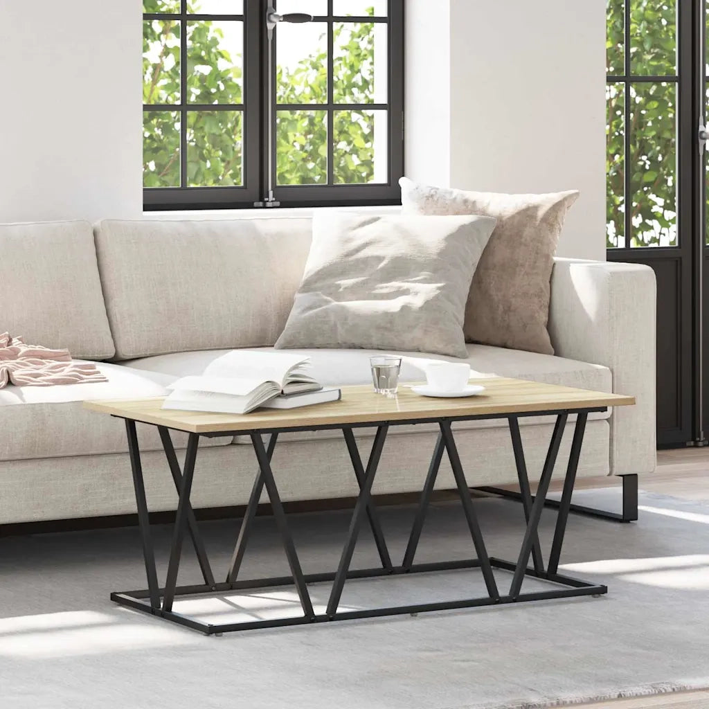 Tavolino da salotto Rovere Sonoma 100 x 50 x 40 cm 869709