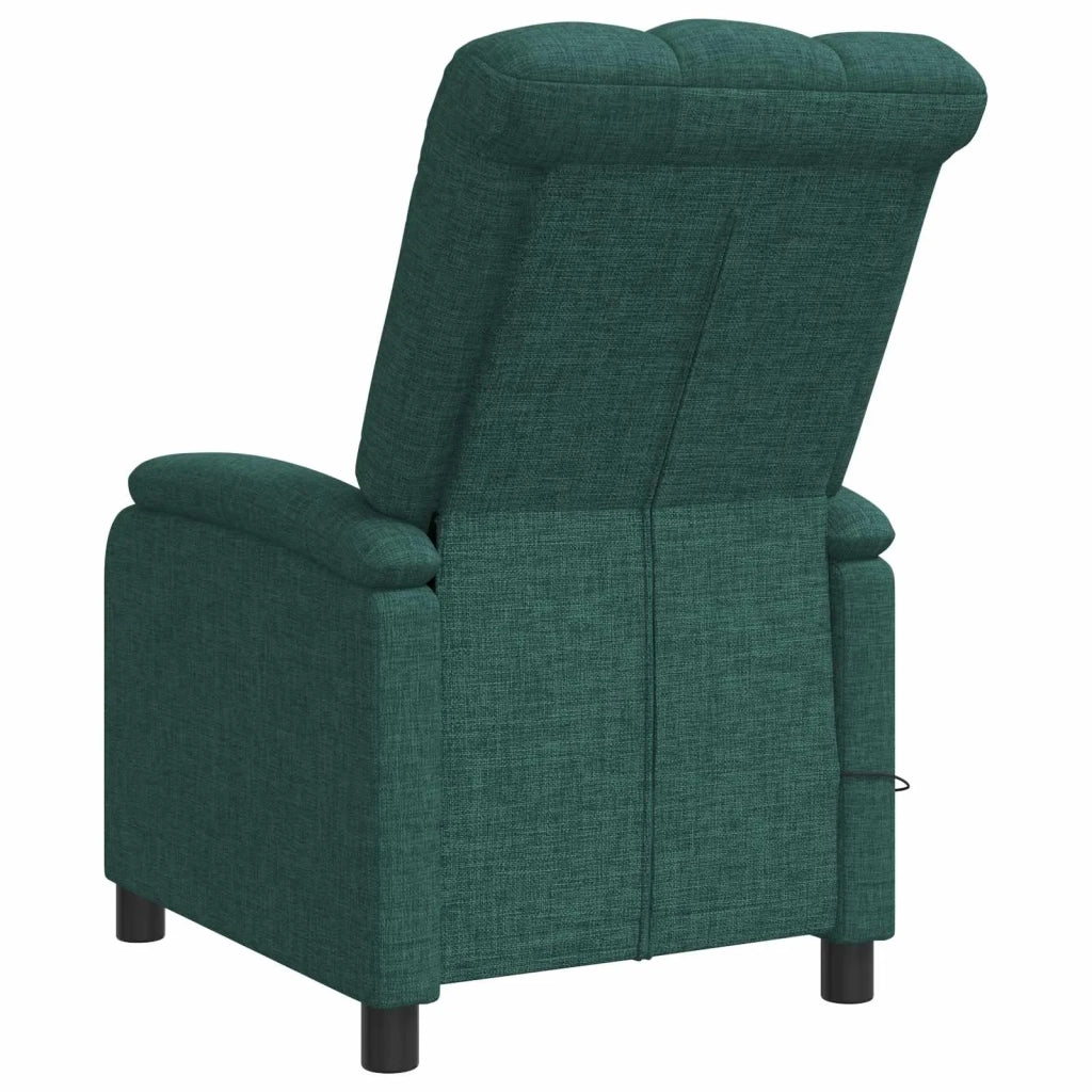 Divano Sedia-Poltrona Massaggiante Verde Scuro Tessuto 581181
