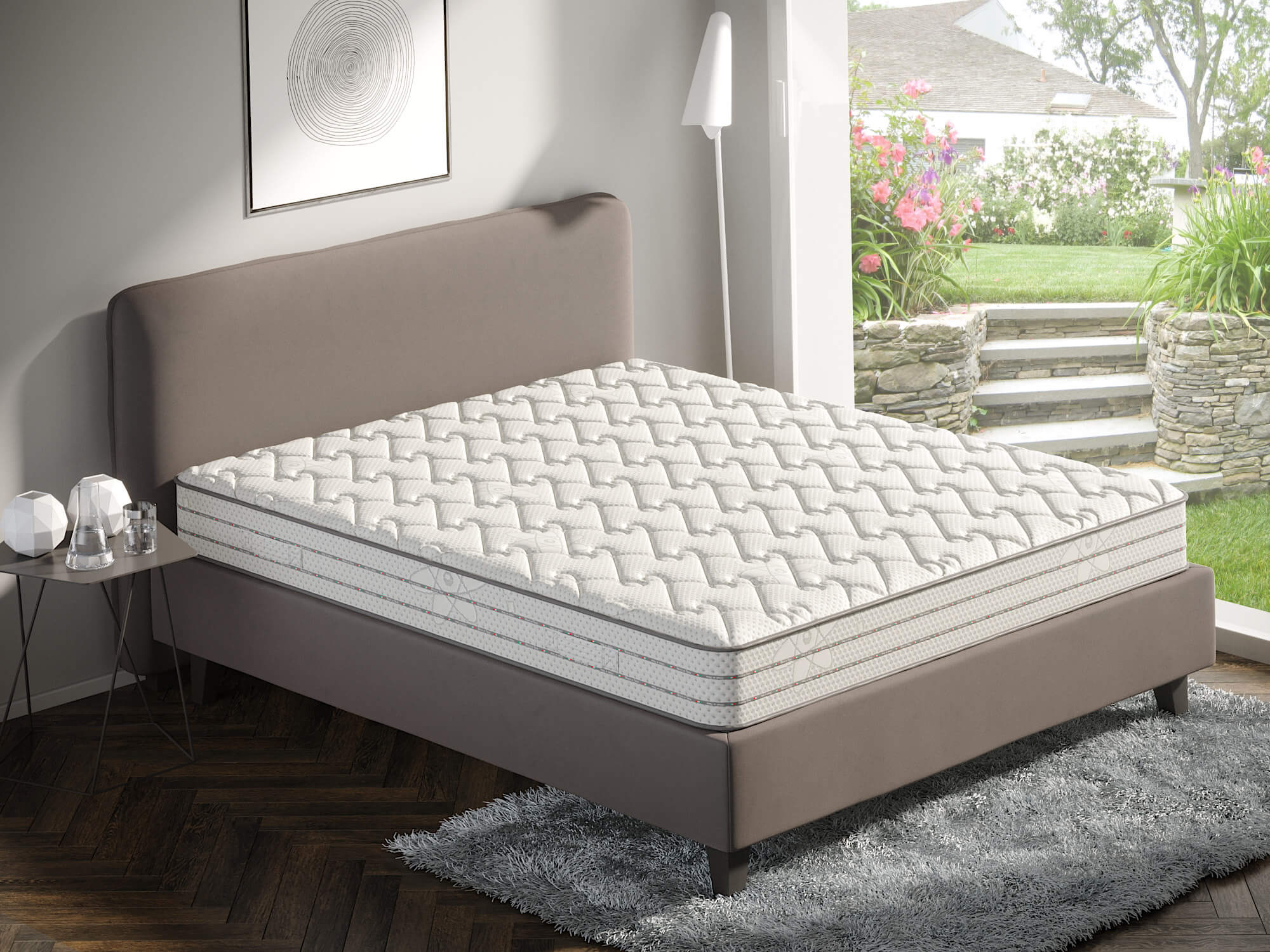 Materasso Singolo in Memory 80x190 cm H24 Valiani Christal