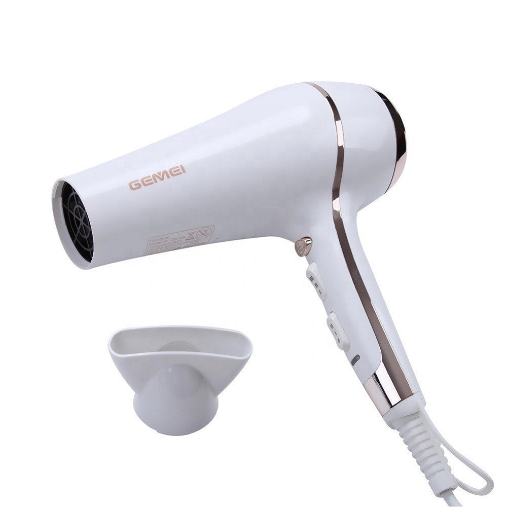 Trade Shop - Asciugacapelli Professionale 2400 W Phon Per Salone 3 Velocità Beccuccio Gm-108 -